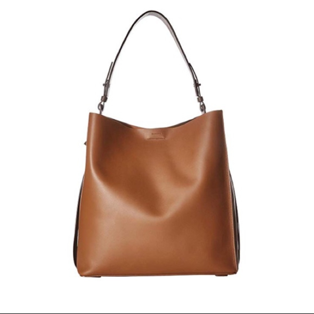 All Saints Paradise North/South Bag Camel Tan